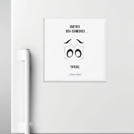 Een ander gerecht verlaten grappig gepersonaliseer magneet