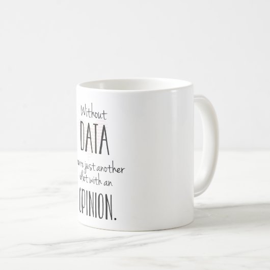 Een ander idioot met een advies - gemiddelde Mok (Voorkant rechts)