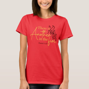 Een ander in brand t-shirt