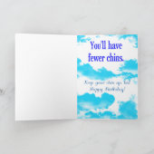 Een ander ouder jaar? Geen Blauw van de Verjaardag Kaart (Binnen)