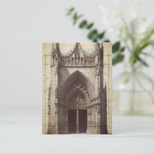 Een ander portaal feestdagenkaart (Staand voorkant)