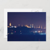 Een ander silhouet van Istanbul Briefkaart (Voorkant / Achterkant)