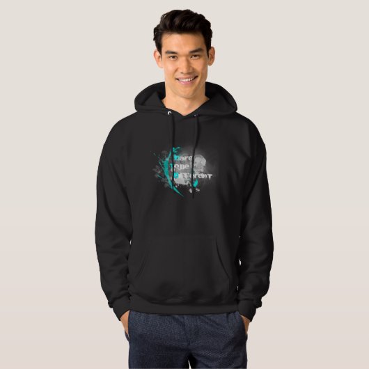 Een ander zwart hoodie (Voorkant volledig)