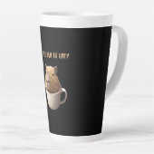 Een andere beker van Capy met Cute Capybara Latte Mok (Rechterhoek)