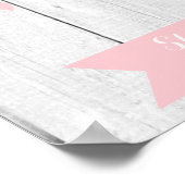 Een andere boom voor weddenschappen, roze bladeren poster (Hoek)