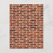 EEN ANDERE BRUG IN DE WAL! (Red Brick Pattern) ~ Briefkaart (Voorkant)