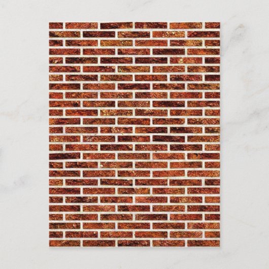 EEN ANDERE BRUG IN DE WAL! (Red Brick Pattern) ~ Briefkaart (Voorkant)