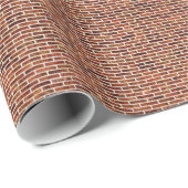 EEN ANDERE BRUG IN DE WAL! (Red Brick Pattern) ~ Cadeaupapier (Rol Hoek)