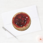 Een andere Cherry Kolache Ronde Sticker (Envelop)