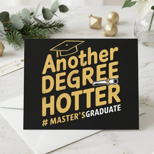 Een andere graad Hotter Master's Degree Afstuderen Kaart