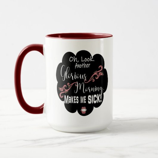 Een andere heerlijke ochtend maakt me ziek - Winif Mok (Links)