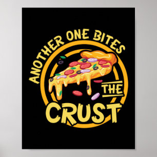 Een andere is de roest grappige pizza pun poster
