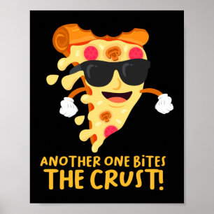 Een andere is de roest grappige pizza pun poster