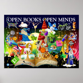 Een andere leerkracht lezen - Poster voor alfabeti