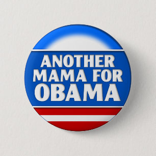 Een andere mama voor Obama Button