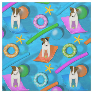 een andere partij van Parson Jack Russell Terrier Stof