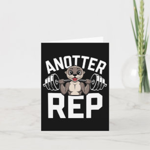 Een andere Rep - Grappige Bodybuilding Otter Fitne Kaart