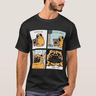 Een Andere Rimpel Pug T-shirt