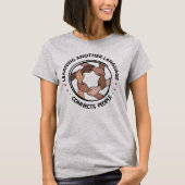 Een andere taal leren verbindt mensen t-shirt (Voorkant)