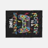 Een andere tunnelgame over autisme fleece deken (Voorkant (Horizontaal))