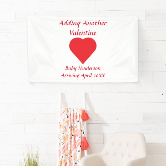 Een andere Valentijn toevoegen Spandoek (Insitu)