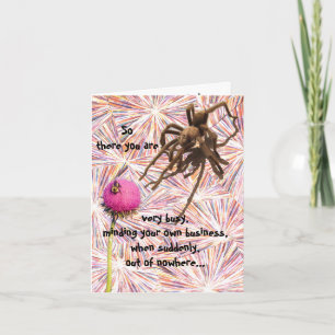 Een andere verjaardag grijpt je Spider Kaart