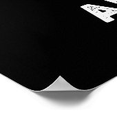 Een andere Wild Pun Hyenaf al Animal Pun Dark BG Poster (Hoek)