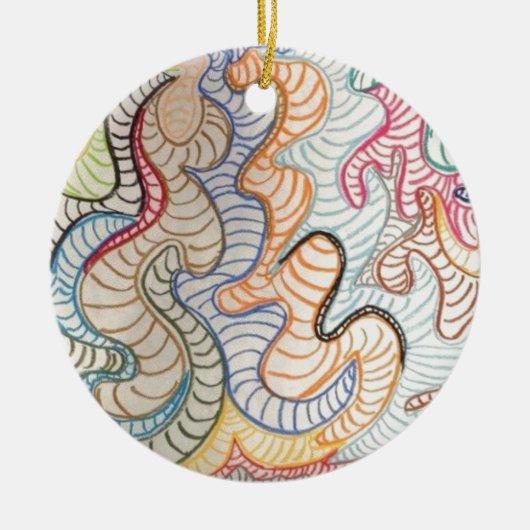 een andere willekeurige keramisch ornament (Voorkant)