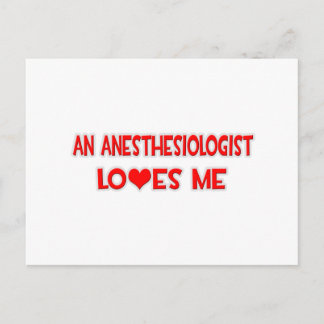 Een anesthesioloog houdt van mij briefkaart
