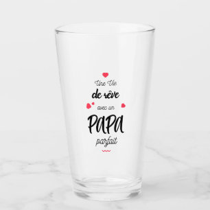Een année van rêve met perfecte papa glas