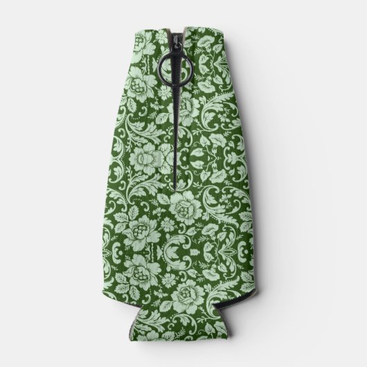 Een antiek bloemendop flesjeskoeler (Achterkant)