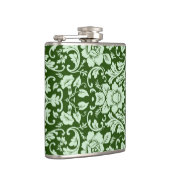 Een antiek bloemendop heupfles (Rechts)