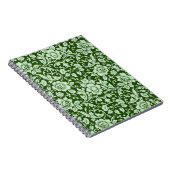 Een antiek bloemendop notitieboek (Rechterzijde)