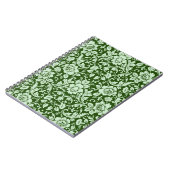 Een antiek bloemendop notitieboek (Linkerzijde)