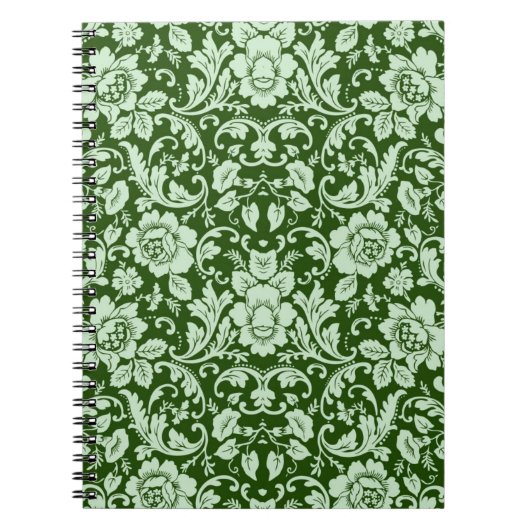 Een antiek bloemendop notitieboek (Voorkant)