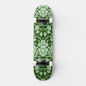 Een antiek bloemendop skateboard (Voorkant)