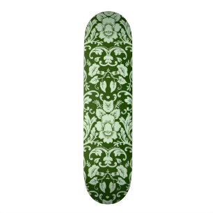 Een antiek bloemendop skateboard