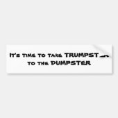 Een antitrommelbumper bumpersticker (Voorkant)