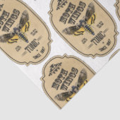 Een Apothecary en de Reeks van het Etiket van de P Tissuepapier (Detail)