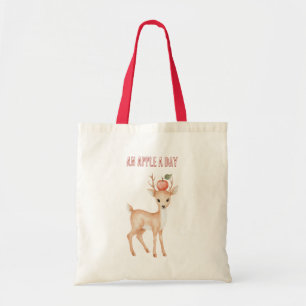Een Appel Per Dag Herten Tote Bag