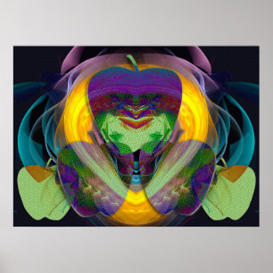 Een appel per dag houdt de dokter weg poster