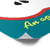 Een appel per dag poster (Hoek)