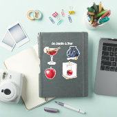 Een appel per dag   sticker (iPad Cover)