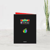 Een Apple a Day get-well kaart (Achterkant)