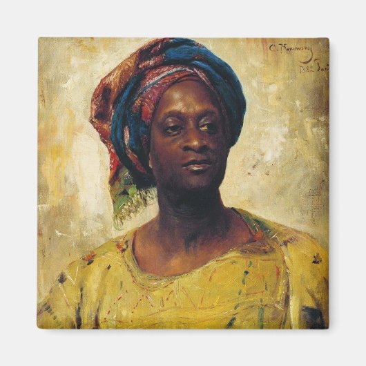 Een Arabier in een tulband Magneet (Voorkant)