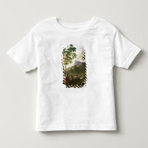 Een Arcadiaans landschap met pannen en syrinx Kinder Shirts