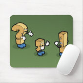 Een argument onder vrienden muismat (Met muis)