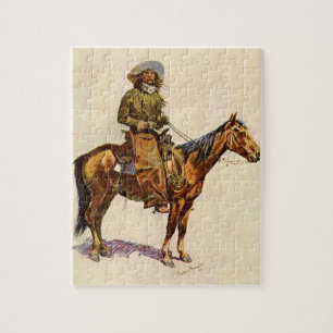 Een Arizona Cowboy van Remington,  Western Legpuzzel