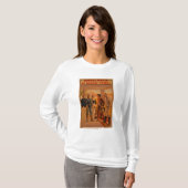 Een Arizona CowboyWestern Play-Poster T-shirt (Voorkant volledig)