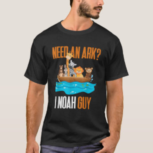 Een Ark I Noah Guy Pun Church Gift voor kinderen n T-shirt